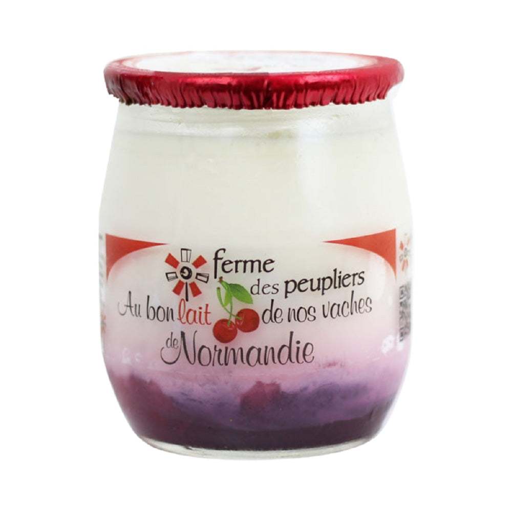 Yogurt Peupliers Cherry (125g) Premium Yogurt By The Cheese Man. Buy Yogurt Peupliers Cherry 125g Online in Dubai.