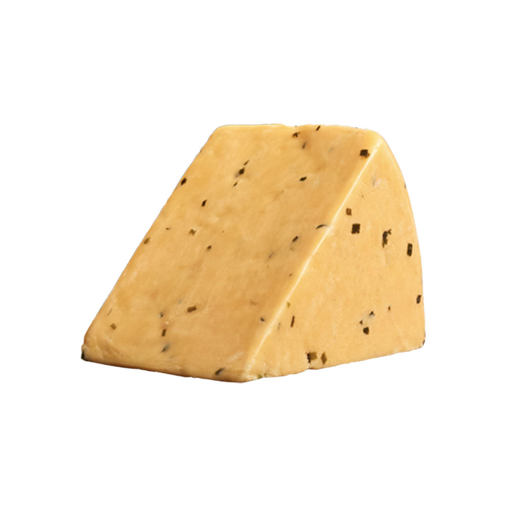 Double Gloucester Chives & Onions - AED 39.75 - The Cheese Man Cheese