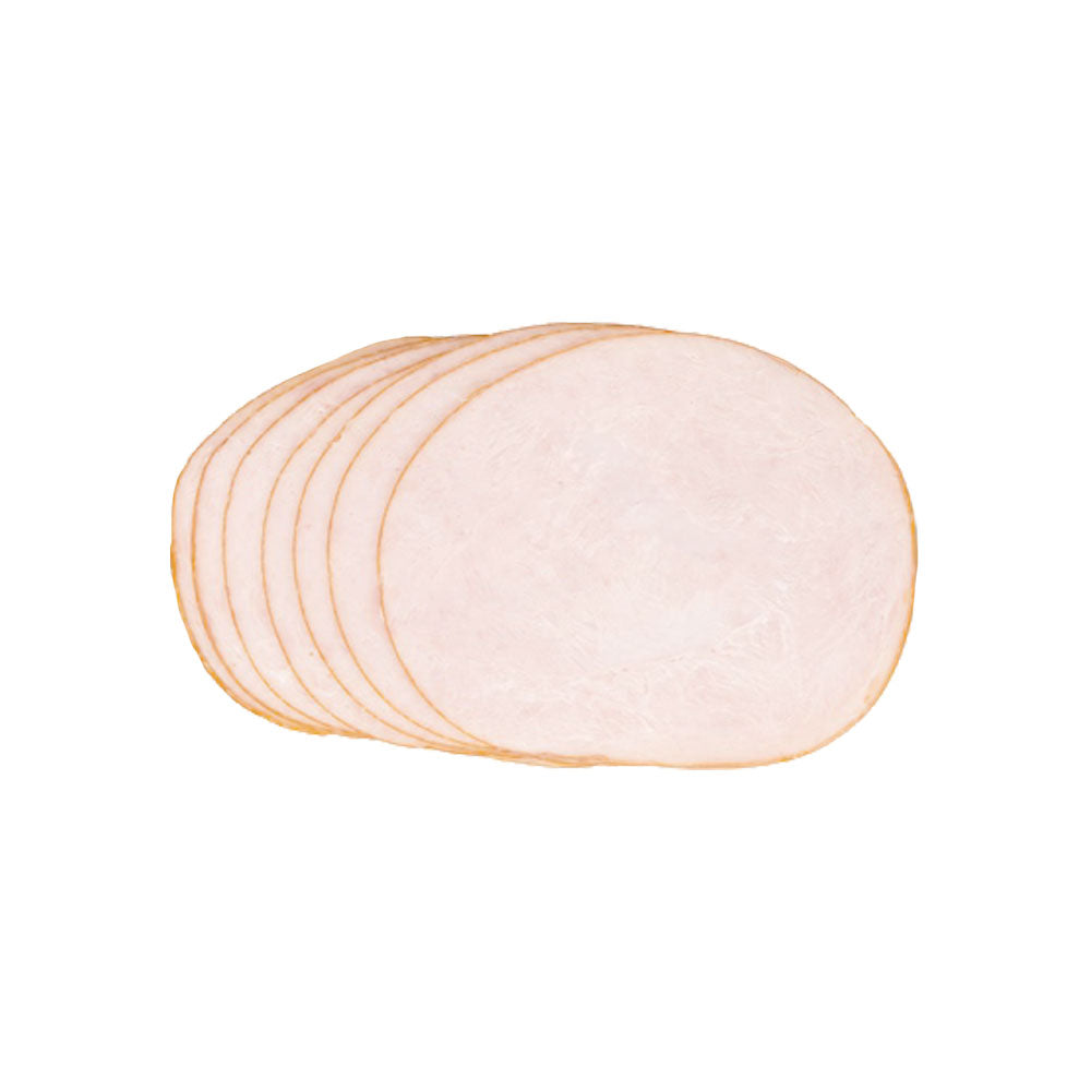 Chicken Mortadella, a versatile deli favourite that pairs beautifully with artisan cheeses and crackers. Delivered freshly across the UAE.