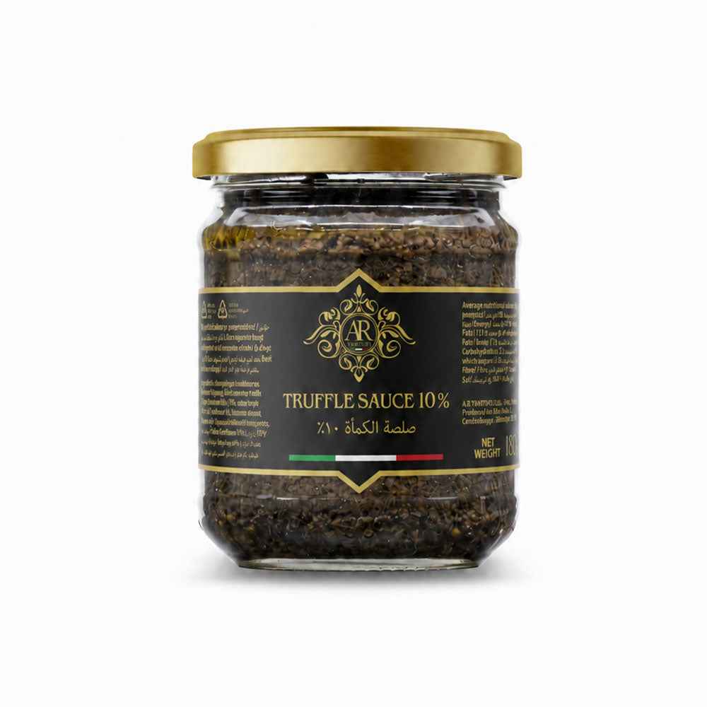 Truffle Sauce (Original) 10% 180g is a rich gourmet sauce made with 10% truffle, ideal for pasta, risotto, meats, and other savory dishes. Buy truffle sauce Dubai, gourmet truffle sauce Dubai, and premium truffle products Dubai from The Cheese Man. Available for same-day delivery across Dubai and Abu Dhabi.