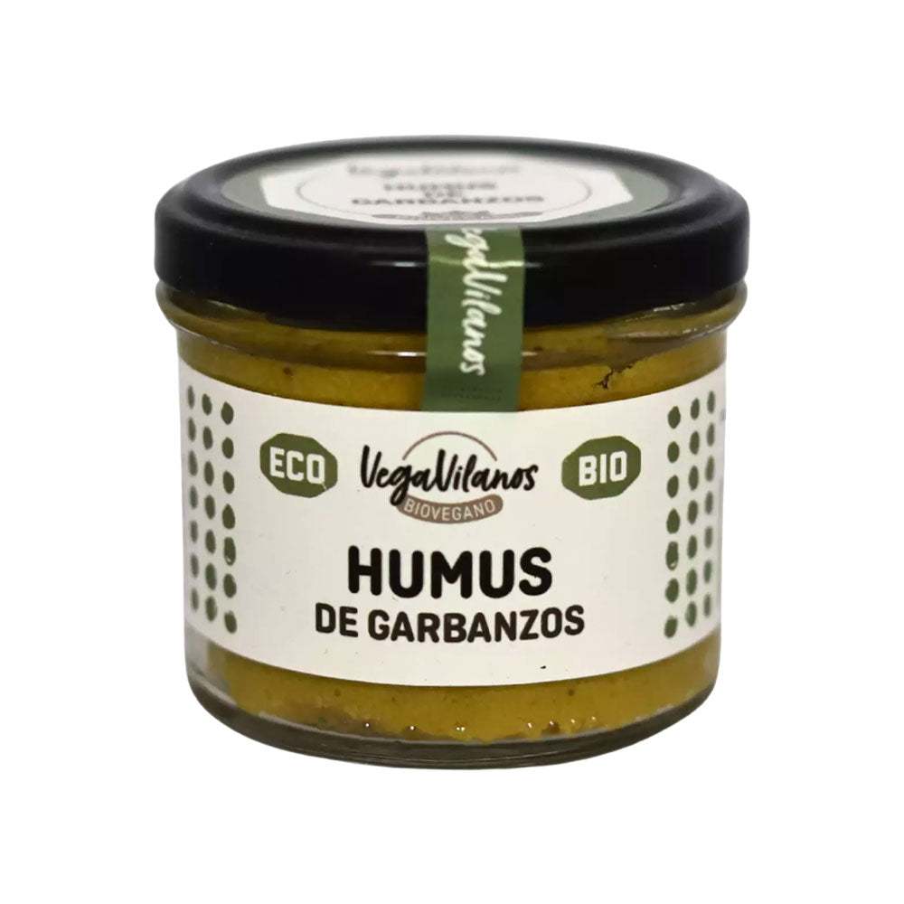 Vegavilanos Chickpea Hummus 100g jar - AED 19.00 - The Cheese Man Sauces, Creams & Spreads