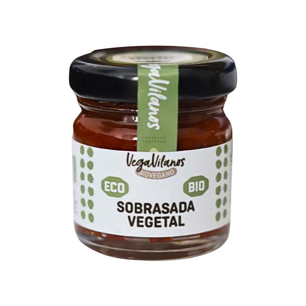 Vegavilanos Vegan Sobrassada 35g jar - AED 11.00 - The Cheese Man Sauces, Creams & Spreads