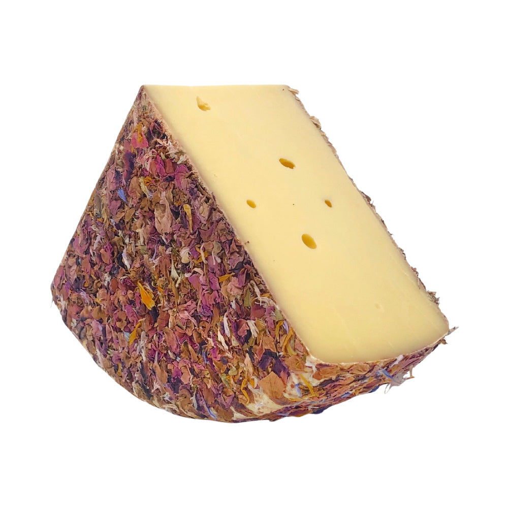 Sheep Cheese with Flowers
