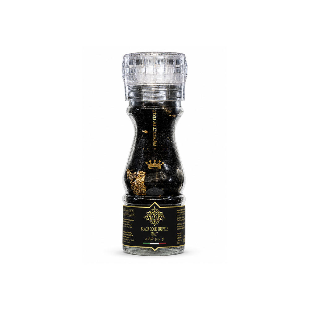 Black Salt with Gold Leaves 100g