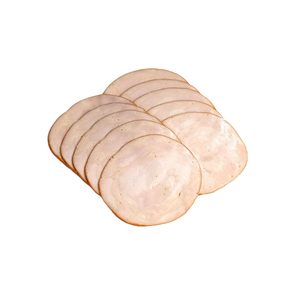 Premium Smoked Turkey Breakfast Round carefully smoked for a rich aroma and smooth, tender bite. Available fresh for delivery in the UAE by The Cheese Man.