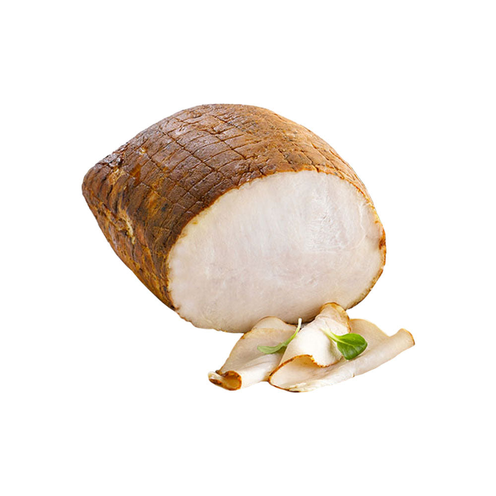 block of roasted turkey breast