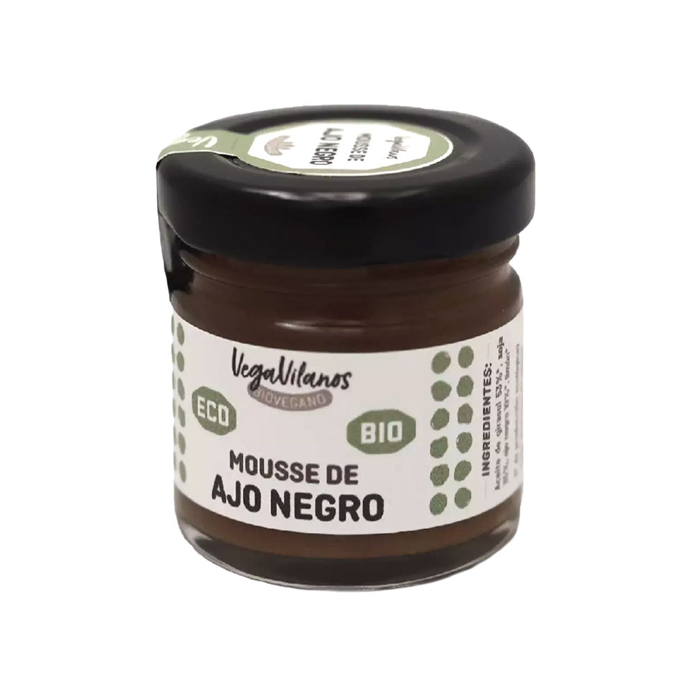 Vegavilanos Black Garlic Mousse 35g jar